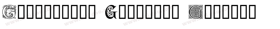 Ornamental Initials N字体转换